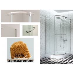Kabina natryskowa Sigma transparentna przejrzysta 1-skrzydłowa 80x80x185 Sigma